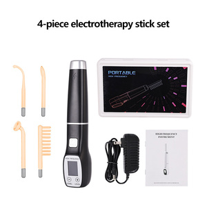 Phổ biến nhất chăm sóc da Therapy Wand 9 mức độ tần số cao Máy trên khuôn mặt với bảng điều khiển thông minh cho chăm sóc da trị liệu - Product Image 2