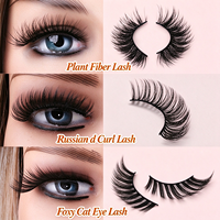 Cils artificiels faits main en PBT de qualité supérieure, 13-15 mm, avec bande autocollante en coton noir qui brille dans le noir, emballage personnalisable