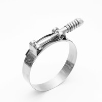Factory Direct T-Bolt Hose Clamps Reinforcement Spring Clamp Automotive Turbo Pipe Clamp SS201/304