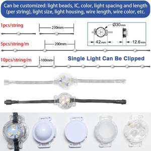 Thường trực kỳ nghỉ đèn RGBW 12V 24V LED điểm ảnh Ánh sáng âm nhạc Sync IP68 ngoài trời vĩnh viễn đèn giáng sinh với theo dõi - Product Image 6