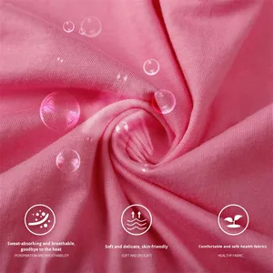 Braguitas bóxer de cintura alta para mujer, antiexposición, de algodón puro fino, de cuatro esquinas, ropa interior básica para el hogar, de patrón liso, tejidas y teñidas. - Product Image 4