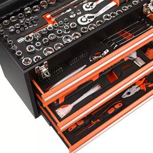 408-Piece Mechanic <b>Tool</b> Set with 3-<b>Drawer</b> Portable Storage Box, Self-Locking Metal Chest for Home & Auto Repair - Product Image 3