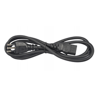 Cable de Alimentación CA Estándar Italiano, Conductor Sólido, Aislamiento de PVC, Enchufe Hembra IEC CN, 220V para Computadora de Escritorio, PC, CE