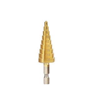 Hss-co M35 Sáo Thẳng Lục Giác Shank Cone Titan Bước <span class=keywords><strong>Bits</strong></span> Đa Chức Năng Khoan - Product Image 5