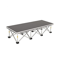 Plateforme de scène avec podiums en aluminium, petite scène en aluminium pour événements de célébration