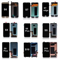 Ecran LCD en verre changé original pour 16 15 1413 12 11 pour Samsung pour Galaxy pour S7 Edge S10plus S20plus S24 S24ultra