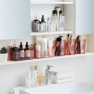 Plastic Home Stackable Organizer Storage Drawer <b>Boxes</b> Cosmetic Mirror Cabinet <b>Makeup</b> Organizer - Product Image 4