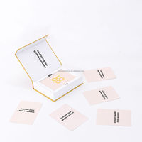 Jeu de cartes avec plateau à insérer en papier Impression personnalisée Rouge Sale Épicé Date Nuits Chambre Naughty Dares Plaisir
