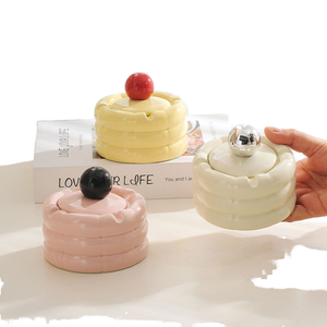 Cendriers en céramique modernes et élégants, résistants au vent, décorations charmantes pour la maison, le salon ou le bureau - Product Image 1