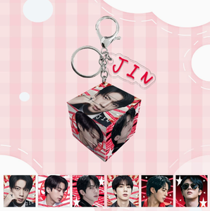 Porte-clés <span class=keywords><strong>cube</strong></span> magique ARIRANG 35 mm, best-seller, pendentif, cadeau gratuit pour les fans des K-Pop, porte-clés Bangtan Boys, breloques - Product Image 3
