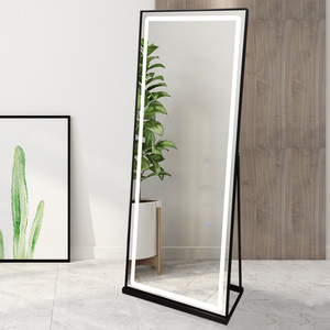 Estación <span class=keywords><strong>de</strong></span> espejo <span class=keywords><strong>de</strong></span> longitud completa ajustable <span class=keywords><strong>con</strong></span> luz LED dorada, muebles <span class=keywords><strong>de</strong></span> estilo <span class=keywords><strong>para</strong></span> salón <span class=keywords><strong>de</strong></span> <span class=keywords><strong>belleza</strong></span>, sala <span class=keywords><strong>de</strong></span> estar, espejo <span class=keywords><strong>de</strong></span> salón - Product Image 6