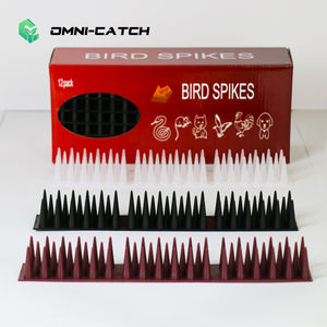 Piques <span class=keywords><strong>anti</strong></span>-oiseaux et <span class=keywords><strong>anti</strong></span>-chats, 12 pièces/paquet, piques répulsives en plastique pour oiseaux, pigeons, chiens, pour clôture, mur, fenêtre, dissuasion des animaux - Product Image 6