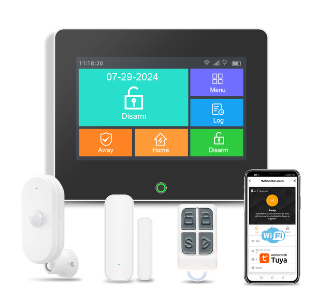 Smart Home Alarm System Wireless Mobile Call Gsm Alarm System Home Security Home Security Alarm System