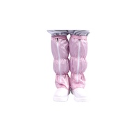 Botas de Seguridad Antiestáticas Transpirables con Rayas Finas, Zapatos de Seguridad para Laboratorio Químico, Zapatos de Suela Suave para Cuarto Limpio