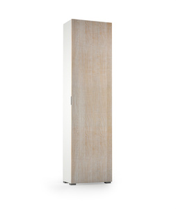 Zapatero grande y moderno para el hogar, mueble de madera con puerta con espejo, color blanco, 3/4/5 niveles - Product Image 1