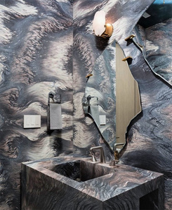 Azulejo de pared de losa de mármol natural <span class=keywords><strong>Cipollino</strong></span> Ondulato con losa de mármol de diseñador de bajo precio - Product Image 6
