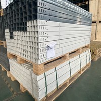 Goulotte à câbles en acier ignifuge thermolaqué sur mesure, options de couleurs gris, blanc, rouge, fabrication directe usine OEM