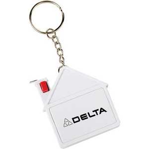 Regalos Promocionales Personalizados para Agentes Inmobiliarios y Contratistas de Mejoras del Hogar: Cinta Métrica con Botón de Liberación y Etiqueta para Llaves - Product Image 4