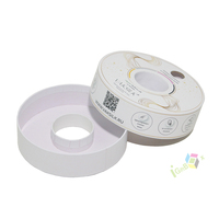 Emballage de boîte-cadeau circulaire personnalisé, boîte ronde en carton avec couvercle pour l'emballage de biscuits
