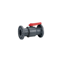 Robinet à boisseau sphérique robuste en PVC/CPVC SCH 80, 2/3/4 voies, raccord à union fileté NPT/BSPT, connexion à bride, automatique/manuel, DN50, base OEM