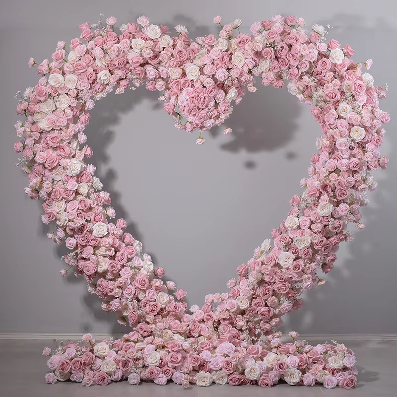 2-meter Zhiyin Pink Heart with Frame