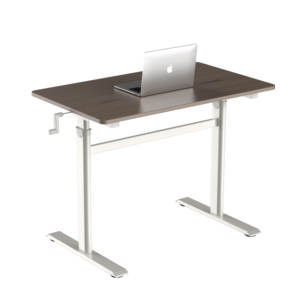NBHY High Quality Modern Design Style Metal Height Adjustable Manual Handle Crank Sit Stand <b>Desk</b> - Product Image 4