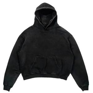 Sudadera con Capucha Unisex de Algodón, Estampado Gráfico, Lavado Ácido, Fabricantes de Ropa Urbana, Sudadera Extra Grande Personalizada para Mujer - Product Image 4
