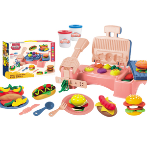 Sáng Tạo Tự Làm Trẻ Em Nhà Bếp BBQ Thiết Lập Vui Nấu Ăn Plasticine Mô Hình Đất Sét Đồ Chơi Với Chơi Bột Làm Từ Nhựa Bền - Product Image 3