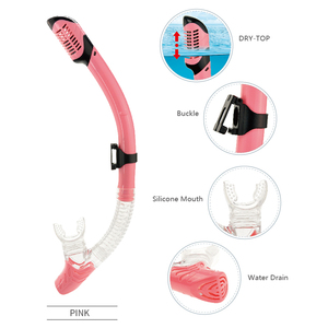 Embout buccal en silicone de haute qualité, tube en PVC, <span class=keywords><strong>tuba</strong></span> entièrement sec <span class=keywords><strong>pour</strong></span> la plongée <span class=keywords><strong>sous</strong></span>-marine, la pêche <span class=keywords><strong>sous</strong></span>-marine et la plongée avec <span class=keywords><strong>tuba</strong></span> - Product Image 5