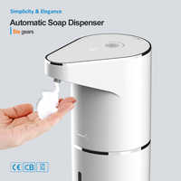 Distributeur de Savon Liquide Intelligent Mural à Capteur LED Automatique pour Cuisine, Salle de Bain et Hôtels