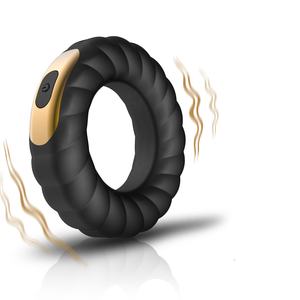 Atraso Penis Anéis Masturbação para o Homem Choque Vibração Próstata Massageador Sem Fio Penis Manga Coelho Clitóris Vibradores - Product Image 1