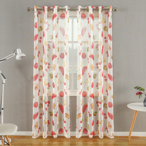 Finito di Frutta Stampa Biancheria Tenda Tulle Per Soggiorno camera Da Letto Per Bambini In Camera Screening Finestra della cucina Tenda Pura - Product Image 1