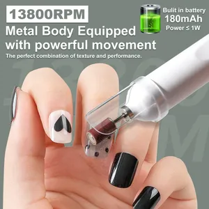 Máquina Eléctrica 2 en 1 para Uñas y Lámpara UV Recargable, Pulidora Portátil de Uñas, Lima Eléctrica para Manicura, Gel y Acrílico - Product Image 3