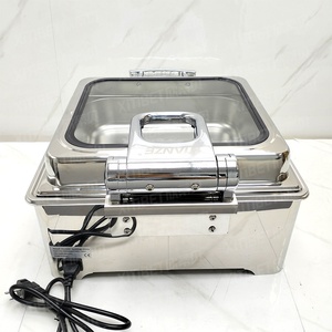 Scaldabalini <span class=keywords><strong>elettrici</strong></span> in acciaio inox 6L per alberghi e ristoranti piatto d'argento per la ristorazione e attrezzature a Buffet - Product Image 5