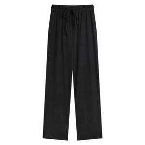 Pantalones casuales de primavera y otoño para mujer, estilo moderno, novedad, versátiles, con caída, rectos, holgados, de pierna ancha, largos. - Product Image 5