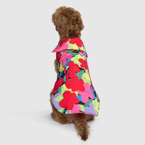 Venta al por mayor de ropa para perros con bolsillo de camuflaje floral para mascotas abrigo al aire libre cálido chaleco reversible chaqueta de invierno para perros - Product Image 2