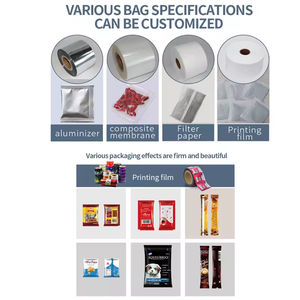 Fleur à base de plantes viande séchée figues séchées champignon collations fragiles Mini cuillère vis remplissage emballage Machine d'emballage automatique - Product Image 4