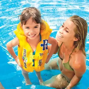 INTEX 58660 Inflatable Kids Life Jacket Child Swim Vest Float Swimming Pool Floats