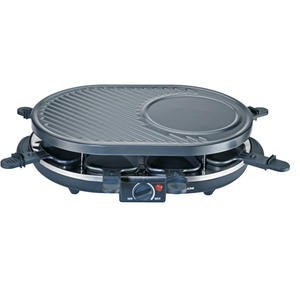 <span class=keywords><strong>Raclette</strong></span> Électrique Ovale 8 Personnes à <span class=keywords><strong>Prix</strong></span> Compétitif avec Plaque Antiadhésive Réversible et Plaque de Gril Antiadhésive - Product Image 4