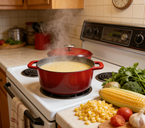 Ensemble de casseroles <span class=keywords><strong>en</strong></span> fonte émaillée antiadhésive, casserole et faitout avec différentes couleurs, facile à cuisiner et à nettoyer - Product Image 2