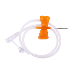 <span class=keywords><strong>Aiguille</strong></span> papillon de sécurité jetable pour prélèvement sanguin avec support, pour usage médical - Product Image 3