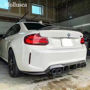 ลิ้นกันชนหลังคาร์บอนไฟเบอร์ทรง V สำหรับรถยนต์ BMW ซีรีส์ 2 M2 F87 คูเป้ ปี 2014-2020 - Product Image 6