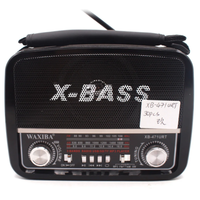 Lecteur de musique portable Waxiba Xb-471 X-Bass Hifi avec fréquence USB TF, lampe torche LED, radio AM FM SW 3 bandes
