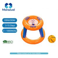 Panier de basket gonflable Marazual pour piscine, jouet aquatique flottant pour piscine et plage
