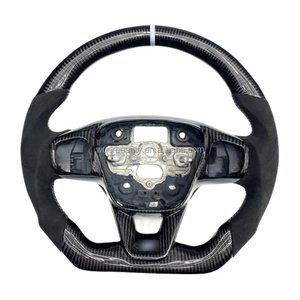 Accessoires d'intérieur de voiture Volant en fibre de carbone pour <span class=keywords><strong>Ford</strong></span> <span class=keywords><strong>Focus</strong></span> MK4 MK8 ST <span class=keywords><strong>RS</strong></span> - Product Image 1