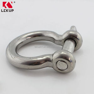 <span class=keywords><strong>Manille</strong></span> d'ancrage à vis M10 en acier inoxydable 316 de type européen pour levage et navigation, avec chaîne d'ancrage et boucle en forme de nœud - Product Image 4