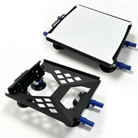 Starlink Mini Aluminium-Dachmontage-Kit Flaches Vakuum-Saugnapf-Halterungssystem Stoßfest Bohrerfreier Halter für Auto und Wohnmobil