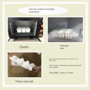 Moule à gâteau en silicone <span class=keywords><strong>de</strong></span> qualité alimentaire <span class=keywords><strong>de</strong></span> 6 pouces, écologique, résistant à la chaleur, pour <span class=keywords><strong>mousse</strong></span>, gâteau au chocolat, anneau à bulles, corolla, pagode, sac OPP - Product Image 4