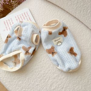 Pet dog clothing, double-sided <b>flannel</b> vest, bear-themed, ins-style cat warm fleece <b>jacket</b>/cotton vest - Product Image 4