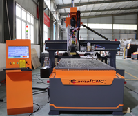Nuevo carrusel de centro de procesamiento de madera terminado, 12 piezas, cambiador movible, revista, enrutador CNC ATC CA-1325